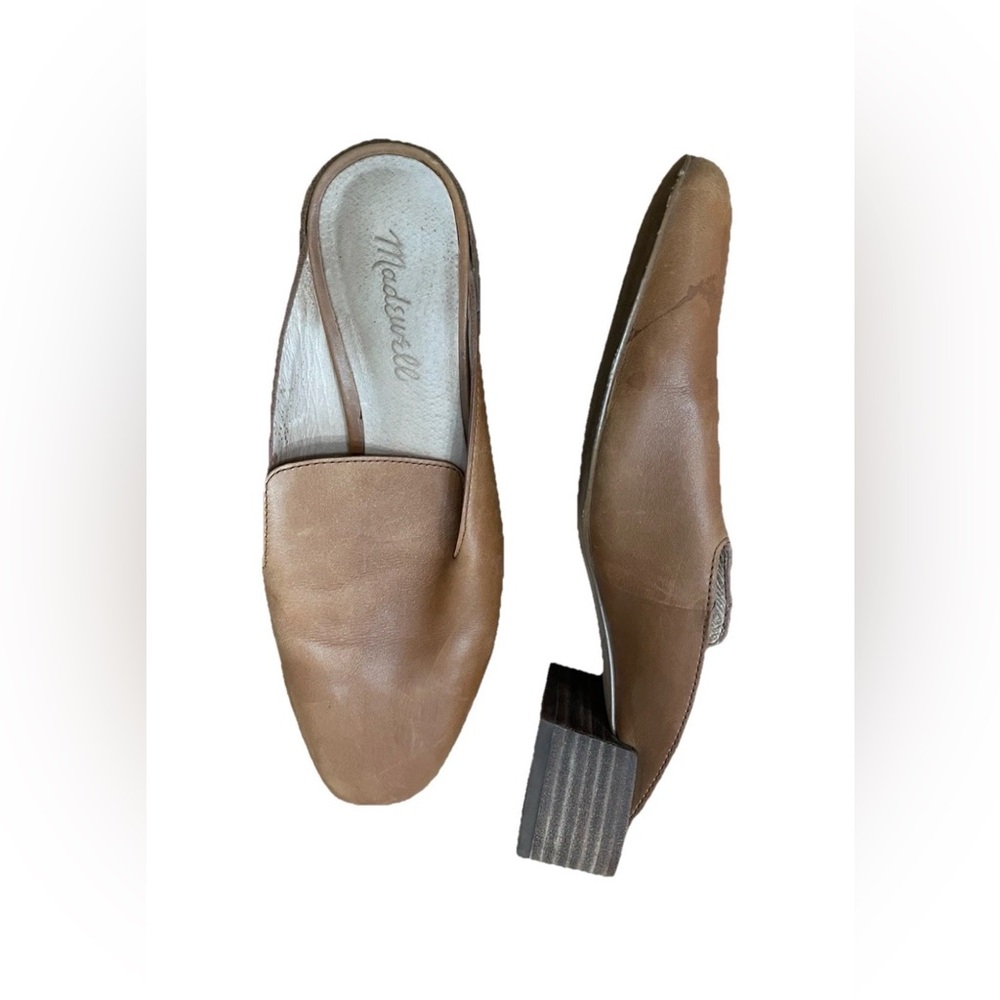 Madewell The Willa Loafer Mules tan leather Womens Size 7 Casual
Preppy Office